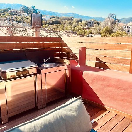 Pepites Bastiaises Piazza D'A Appartement Roof Top Vue Mer باستيا المظهر الخارجي الصورة