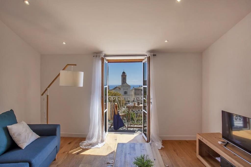 Pepites Bastiaises Piazza D'A Appartement Roof Top Vue Mer باستيا المظهر الخارجي الصورة
