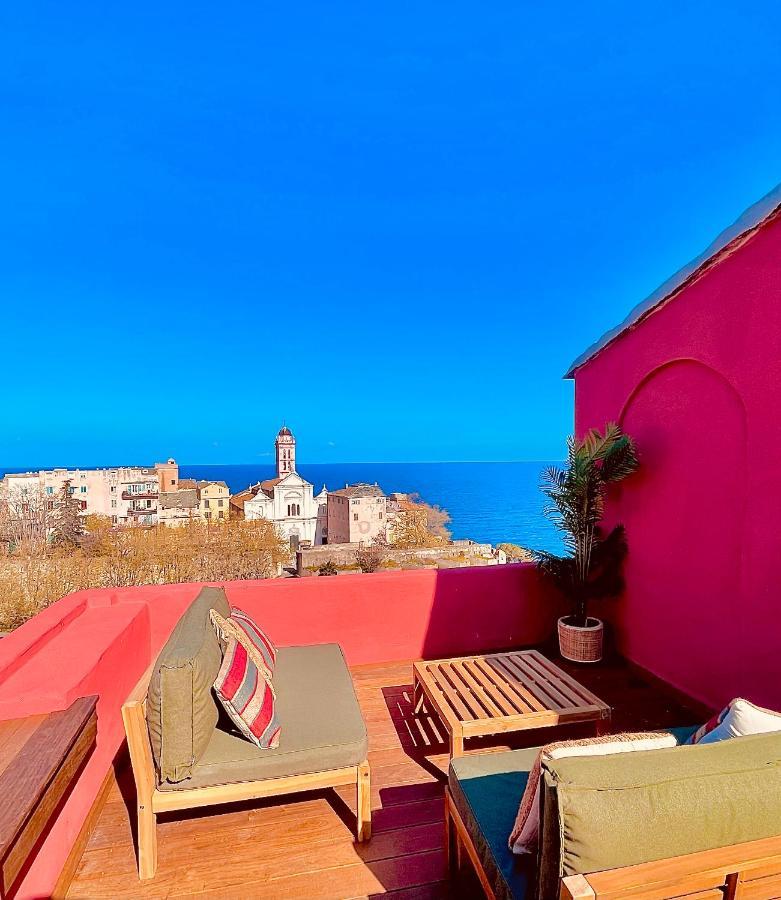 Pepites Bastiaises Piazza D'A Appartement Roof Top Vue Mer باستيا المظهر الخارجي الصورة