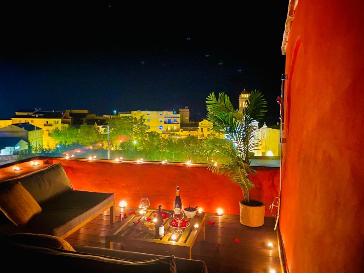 Pepites Bastiaises Piazza D'A Appartement Roof Top Vue Mer باستيا المظهر الخارجي الصورة