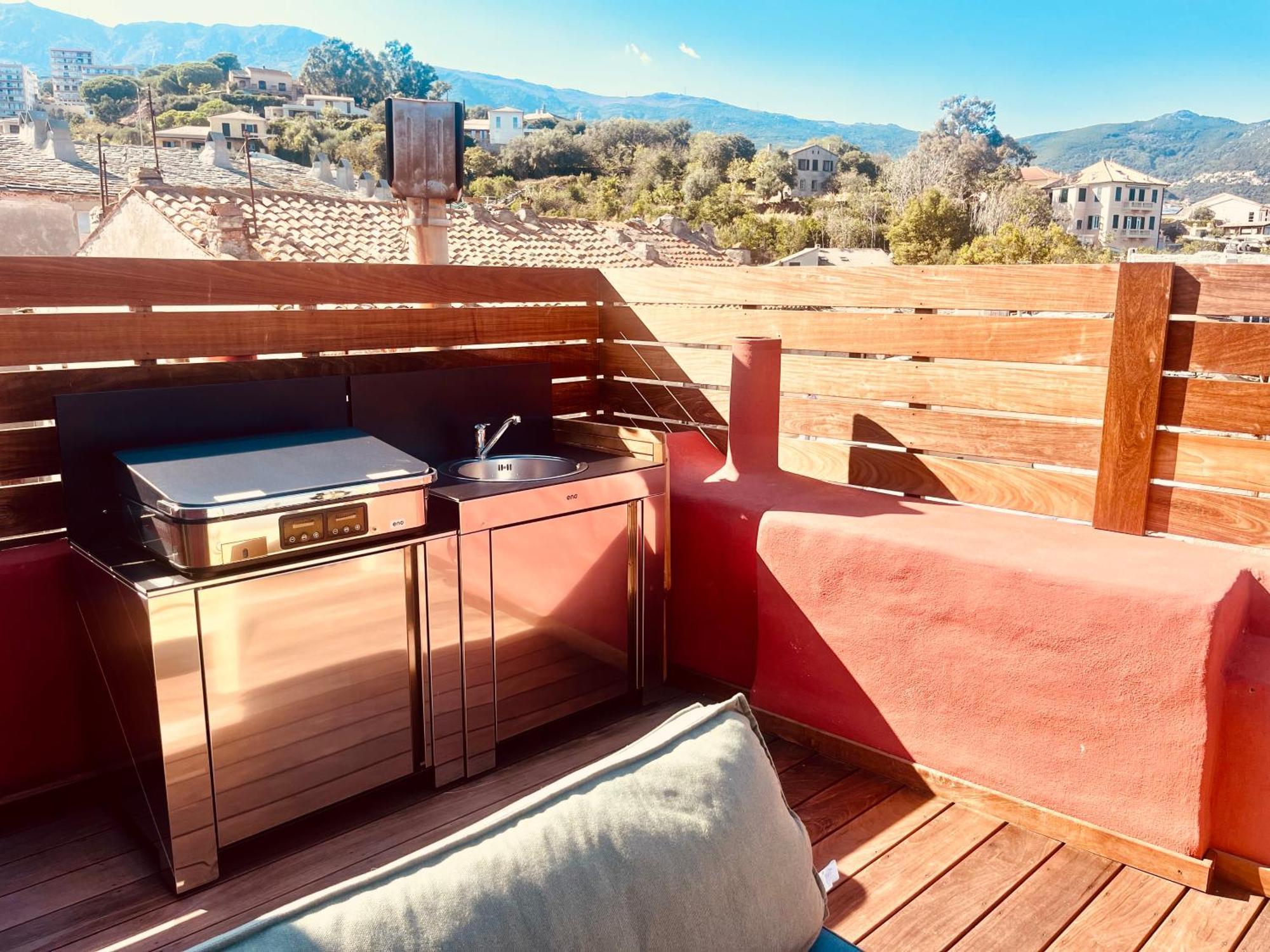 Pepites Bastiaises Piazza D'A Appartement Roof Top Vue Mer باستيا المظهر الخارجي الصورة